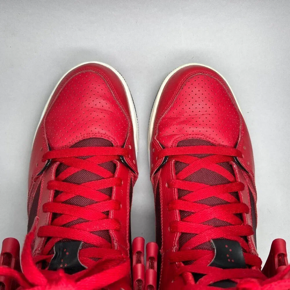 Jordan Flight 45 Shoes Men's Size 11.5 Red‎ High Top Retro Basketball Sneakers